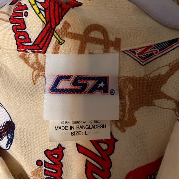 St Louis Cardinal Button Down - Picture 3 of 4